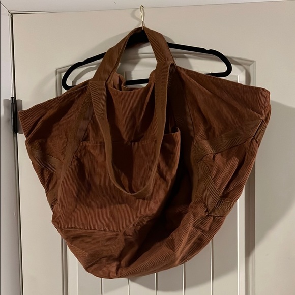 NWOT Free People Mega Cord Tote - Picture 1 of 3